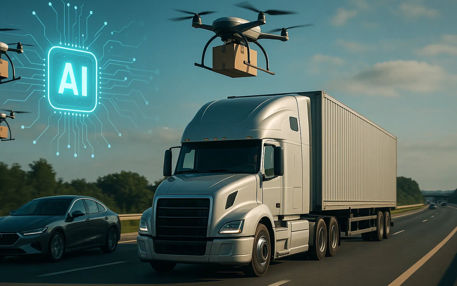 Artificial intelligence and technology in transport and freight forwarding